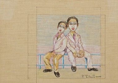 曾梵志的《面具系列》估价为15万—20万港币，但成交价有可能在10月3日苏富比香港拍卖会上远高于估价